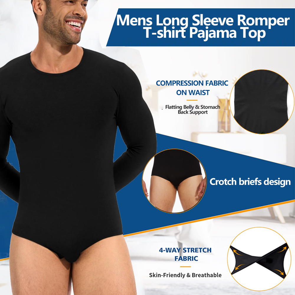 Mens Long Sleeve Bodysuit Full - đánh giá và giá Shapewear Bodysuit Firm